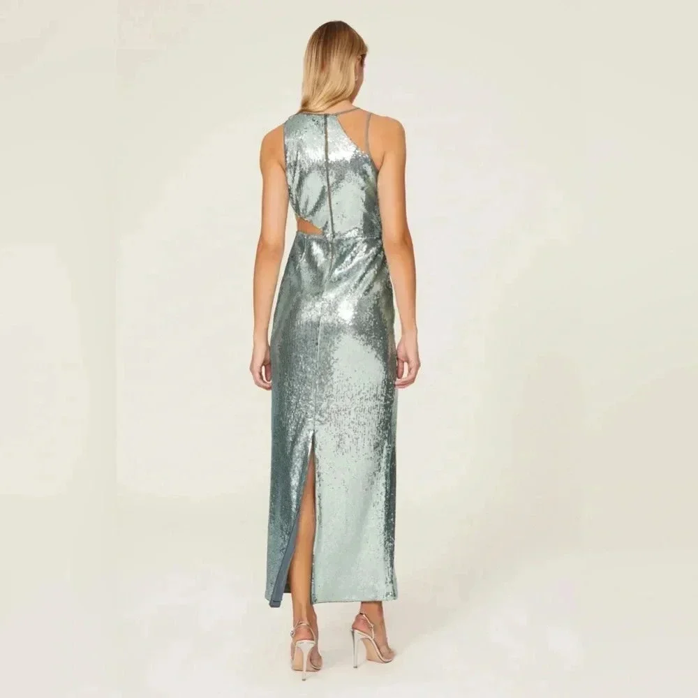 Toccin Sequin Cut Out Gown - Picture 2 of 3